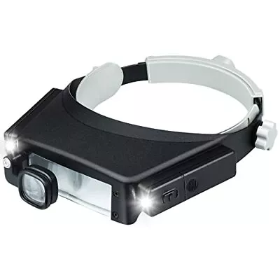 Headband Magnifier With Led LightHead Lamp Magnifying Glass1.5X 3X 6X 8X Jew... • $22.58
