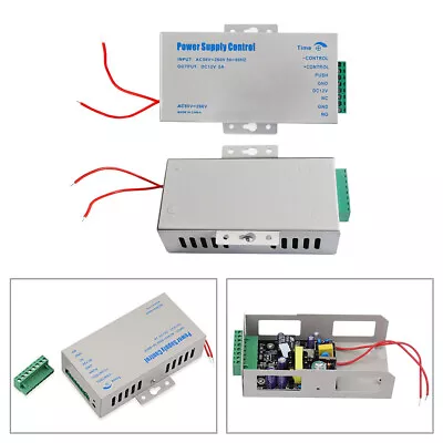 12V Door Access Control Power Supply For RFID Reader Keypad Magnetic Lock Kit 5A • £14.86