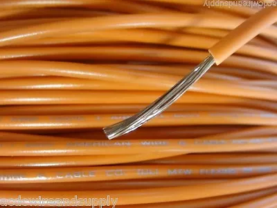 16 Gauge Awg Wire Orange  25' Ft Primary Stranded Copper Power Mtw  • $9.88