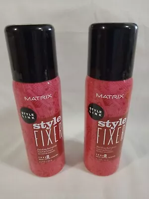 Lot Of 2 MATRIX Style Fixer Finishing Hairspray  2.1 Oz Each Level 5 Hold • $12.95