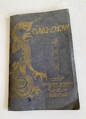 1923 Pung Chow Mah Jong Mahjong Game Instruction Booklet Antique 28 Pgs • $14.95