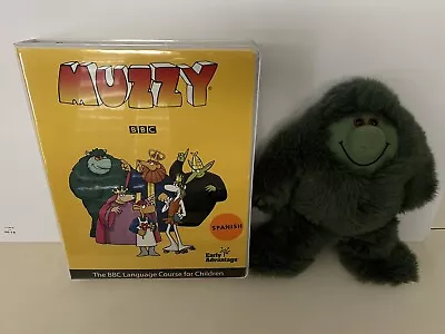 BBC Muzzy Early Advantage Spanish Course DVD/CD Set 6 Discs 1 Book Muzzy Plush • $9.99