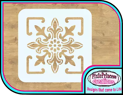 Damask Pattern Repeating E Mylar 190 Stencil Reusable Paint Wall Art Furniture • £4.20