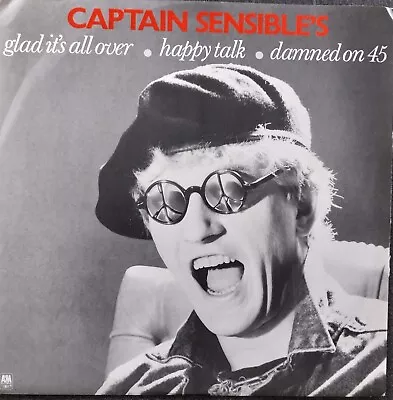 Captain Sensible - Glad It's All Over 12  • £3