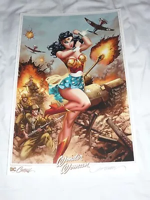 2022 SDCC WonderWoman Art Print #1 Signed By J Scott Campbell 11X17 • $69.99