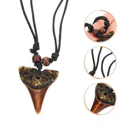 Wooden Beads Necklace Man Mens Pendants Jewelry • £3.98