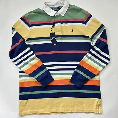 Polo Ralph Lauren Men’s XL Pony Bedford Classic Fit Rugby Knit Shirt NWT $198 • $89.97