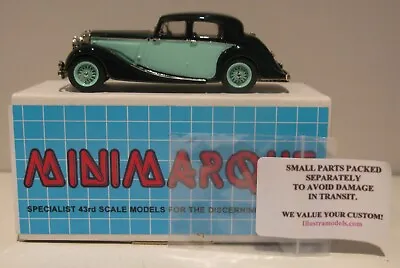 Minimarque 1:43 GRB58C Diecast Ltd Ed. Two-Tone Green 1947 3.5 Jaguar Mk IV • $180.46