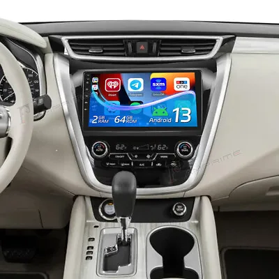 2+64GB Android 13 Carplay Car Stereo Radio GPS Navi For 2015-2021 Nissan Murano • $144.99