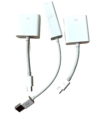 Apple Mini Display To Dvi Serial And Usb To Ethernet Bundle • $3.95