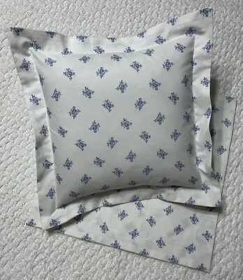 New Set Of 2 Custom Laura Ashley  SOPHIA  Boudoir Flange Pillow Shams • $32.50