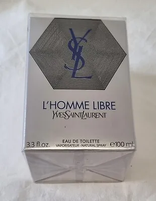 YSL L'HOMME LIBRE Eau De Toilette 100ml SPRAY MEN ( BRAND NEW SEALED BOX ) RARE* • £129.95