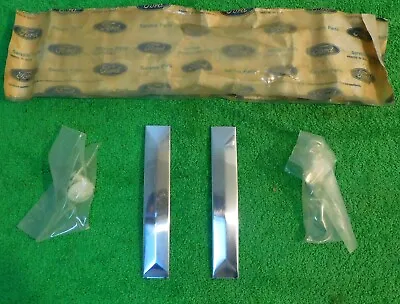 1974 Ford Mustang II Mach 1 Ghia NOS L+R FRONT BUMPER GUARD PAD TRIM MOULDINGS • $119