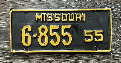 1955 Missouri MOTORCYCLE License Plate • $299.99