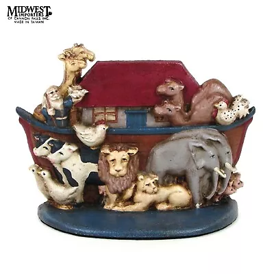 VTG Midwest Importers Of Cannon Falls NOAH'S ARK 10  Doorstop Cast Iron • $49.95