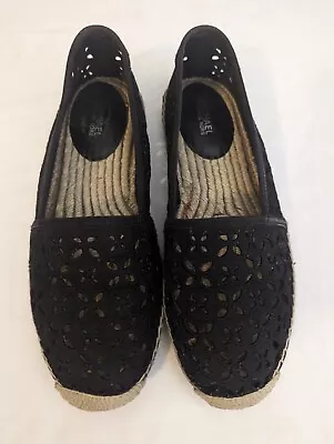 Michael Kors Kendrick Slip -On Espadrilles Flats Sz 9 Black • $25