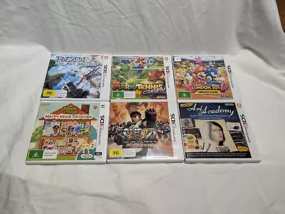 Nintendo 3DS DS Game Bundle Mario And Sonic Street Fighter Animal Crossing Rodea • $36