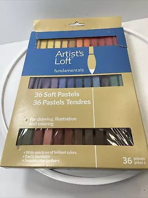 Artists Loft Soft Pastels 36 Pieces Art Supplies- Vtg NIB • $13.99