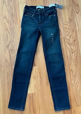 $17 • Buy Abercrombie & Fitch Straight Mid Rise Jeans Size 0S (new With Tags)