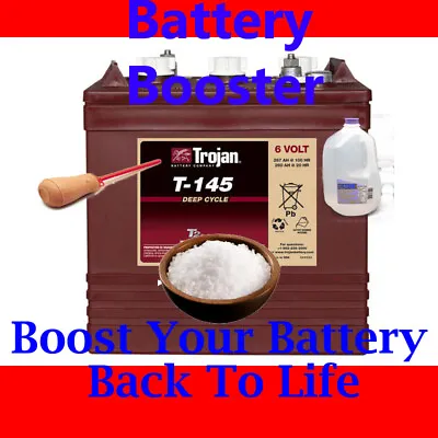How To Fix Repair And REVIVE Your GOLF CART Battery - ANY Brand 6 And 8 Volt • $17.49