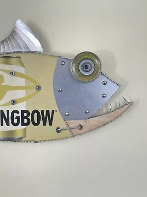 Metal Cider Fish Sculpture Wall Art Strongbow Bar Man Cave  Ale Steampunk Decore • £39.50