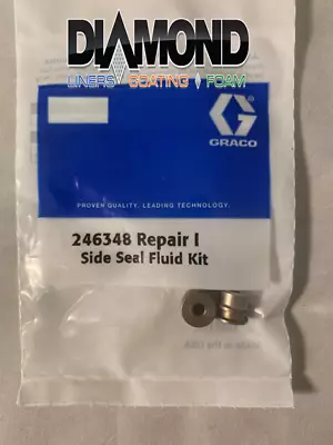 Graco Air Purge Gun Stainless Steel Side Seal Kit 246348 (Qty 2)  • £47.25