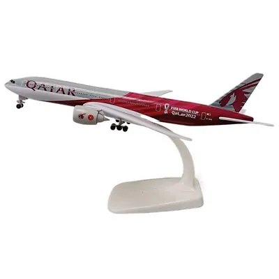 Alloy Metal QATAR Airways Boeing B777 Airplane Model Plane Aircraft 20cm +Holder • $19.98
