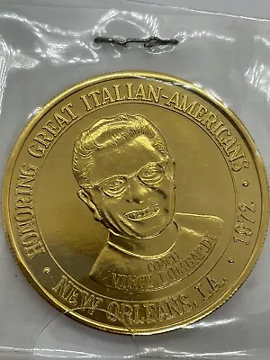 Packers Honoring Great Italian-american Vince Lombardi 1972 Coin -- Very Rare!!! • $29.95