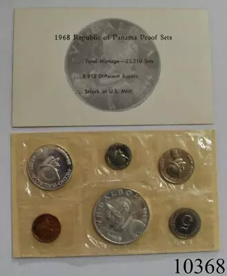 1968 PANAMA Large CONQUISTADOR BALBOA Genuine Proof 6 Coin Set 2 Silver • $74.98