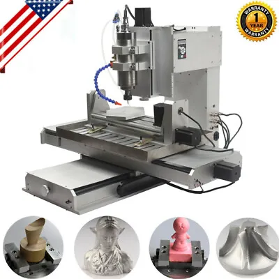 5 Axis 2200W 6040 CNC Router 3D Engraver USB Engraving Drilling Milling Machine • $3099