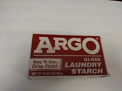 £15.83 • Buy ARGO Gloss LAUNDRY STARCH 16 Oz With Play Clay Recipe