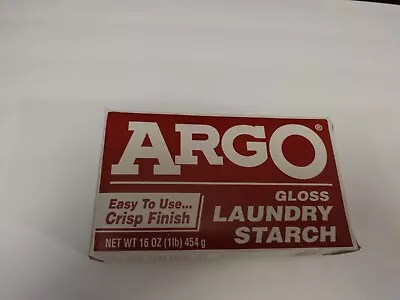 £15.83 • Buy ARGO Gloss LAUNDRY STARCH 16 Oz With Play Clay Recipe