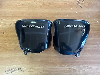 2009 Triumph Bonneville Side Cover Fairings Cowl Panels • $130