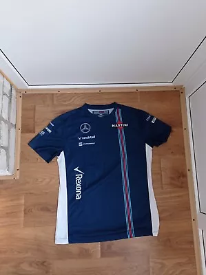 WILLIAMS MARTINI RACING SHIRT JERSEY HACKETT LONDON SIZE L ADULT Large • $39.99