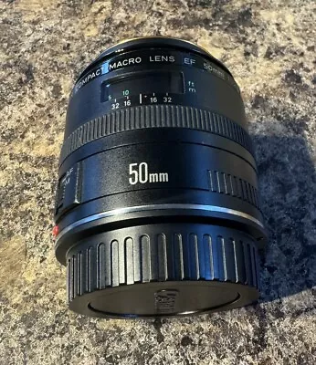 Canon EF 50mm F/2.5 Macro Lens In Excellent Condition With Protective UV Filter • £50