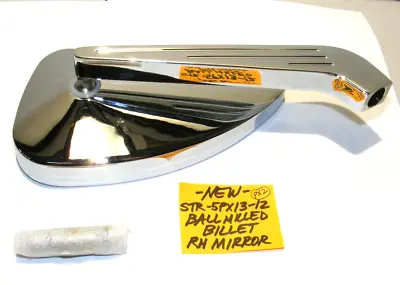 New Star Str-5px13-12 Teardrop Ball Milled Billet Rh Right Mirror Genuine Yamaha • $139.99