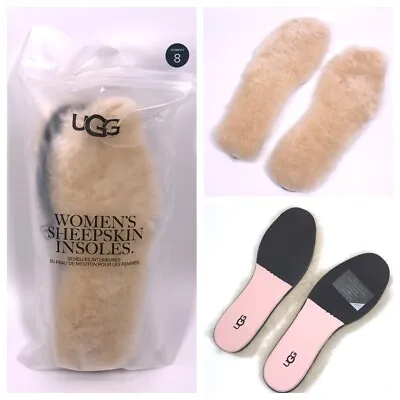 NEW UGG Womens Sheepskin Insoles Size 8 Natural • $15.55