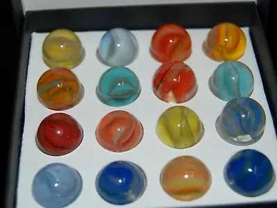 Collector Box Vintage Vitro Agate Catseye Marbles Keepers Box DT- 12 • $19.95