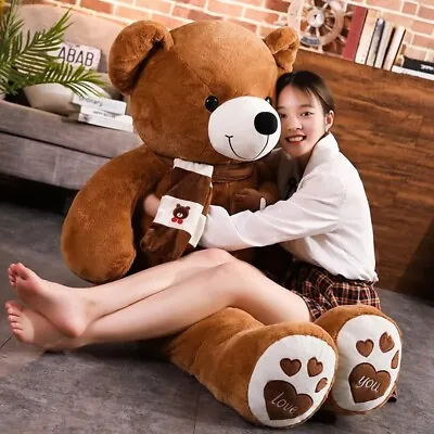 Giant Teddy Bear Big Stuffed Animals Huge Plush Toy Soft Valentine's Day New • $37.99