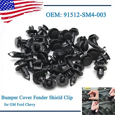 40X Car Body Rivet Push Pin Bumper Fender Retainer Trim Moulding Clips Parts Kit • $6.90