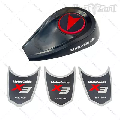 MotorGuide Control Box Top Cover + Decals - X3 5-Speed / Foot Op - 8M0089409 • $39.98