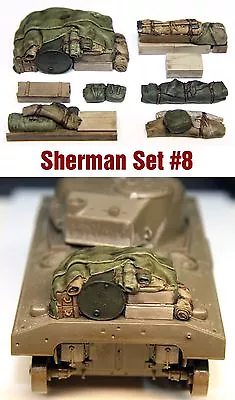 1/35 Scale Sherman Engine Deck Set #8 Value Gear Details - Resin Stowage • $15