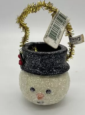 Midwest By Cannon Falls Sparkle Snowman Head  • $10.90