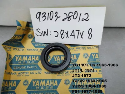 Yamaha YG1 JT1 JT2 YJ1 YJ2 FS1 Crankshaft Oil Seal NOS Crank Seal 93103-28012 • $38.76