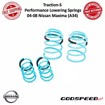 Godspeed Traction-S Performance Lowering Springs Fits 04-08 Nissan Maxima (A34) • $180