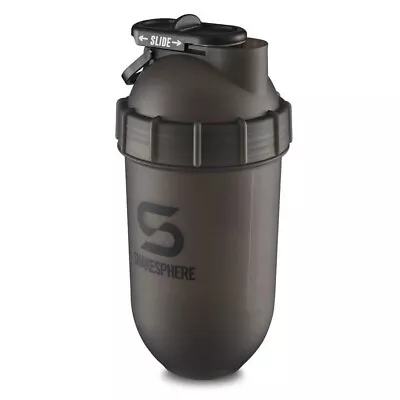 ShakeSphere Tumbler Protein Shaker Bottle 24oz Mix & Drink Shakes - Black • $14.50