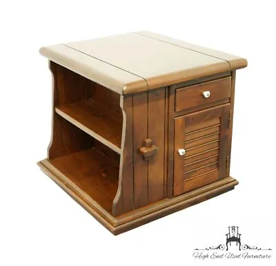 $449.99 • Buy ETHAN ALLEN Antiqued Pine Old Tavern 25  Storage Accent End Table