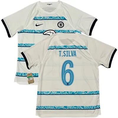 2022/23 Chelsea UCL Away Jersey #6 T. Silva XL Nike Soccer Cup Version NEW • $99