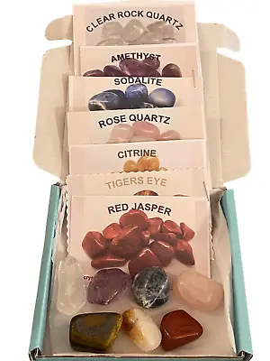 Chakra Crystal Set In A Box With Information Cards • £7.99