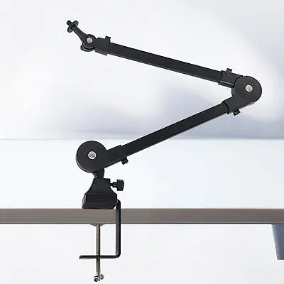 Microphone Boom Arm Mic Stand Desk Mounted 360° Rotatable Durable Space Saving • £12.88